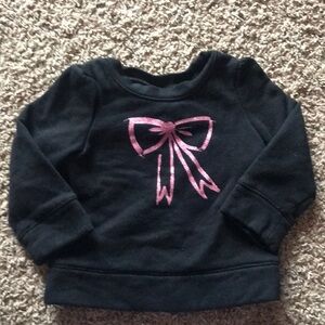 Circo Black Fleeced Lined Sweater Top Shirt